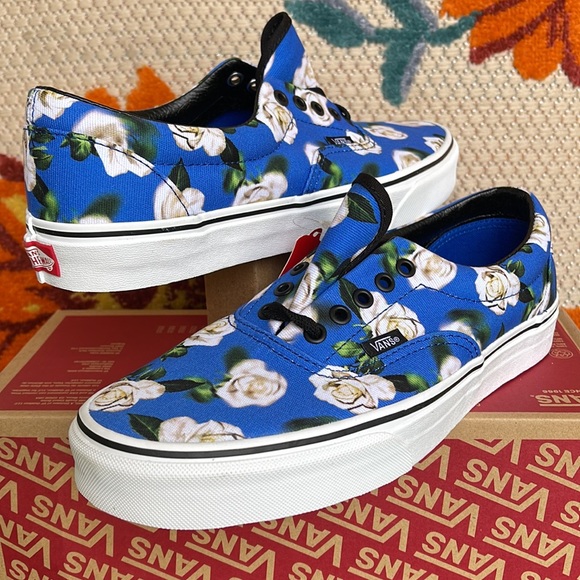 Vans Era Romantic Floral Lapis Blue / True White Men’s sneakers - Picture 9 of 16